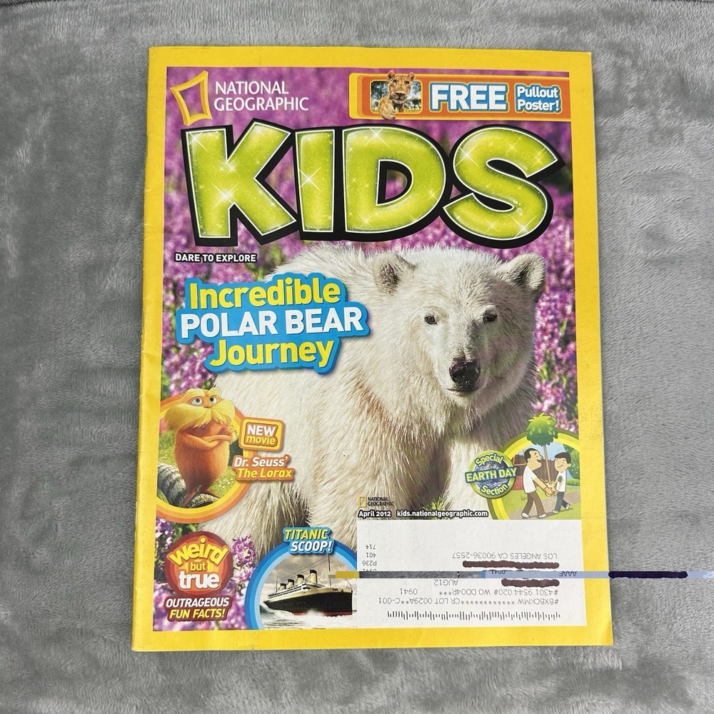 National Geographic KIDS Magazine April 2012 Incredible Polar Bear Journey